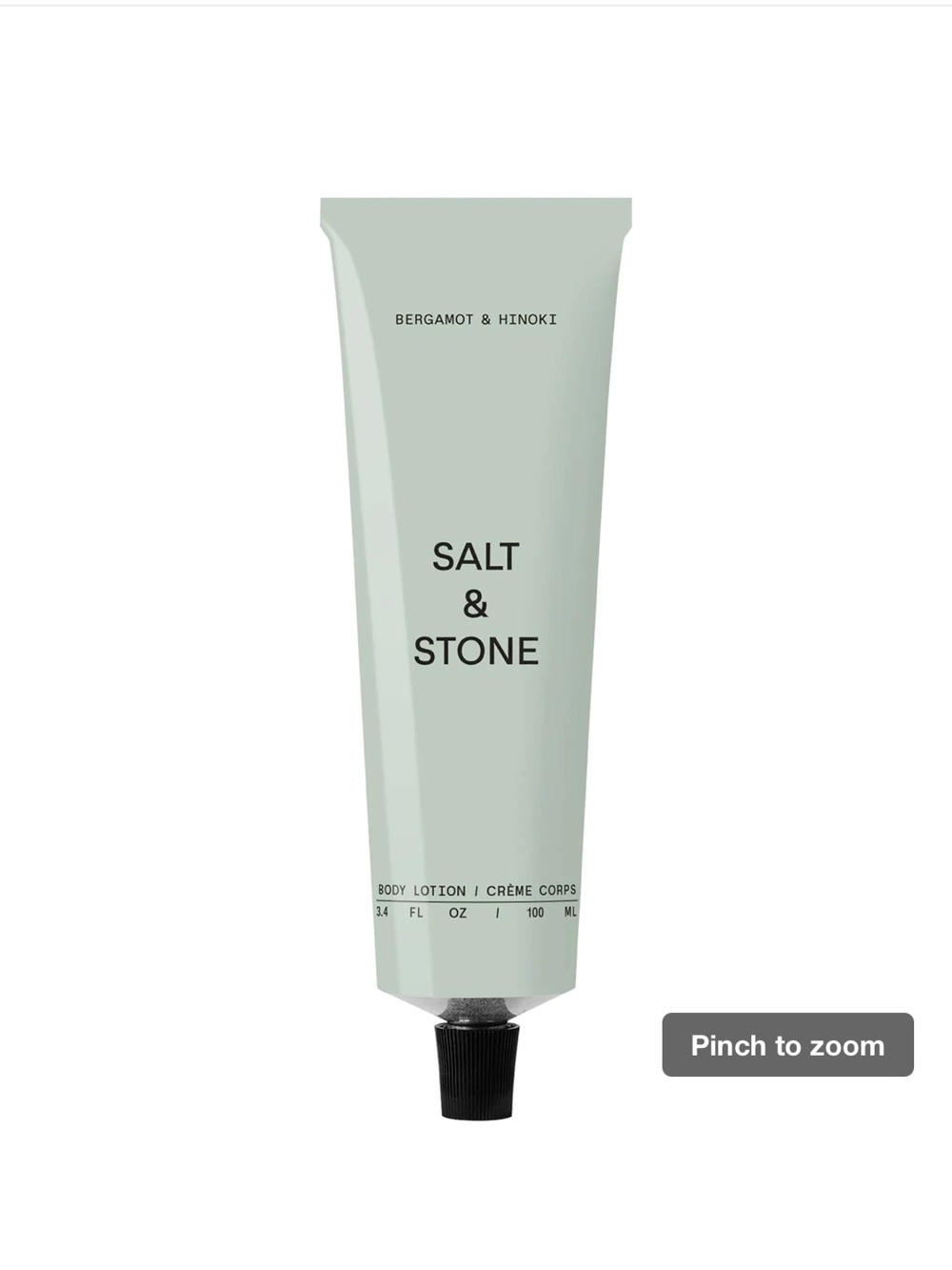 Salt & Stone Bergamot & Hinoki Body Lotion - Light Sage
